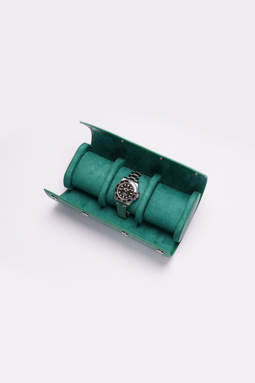 Forest Green Grail Flex Watch Roll