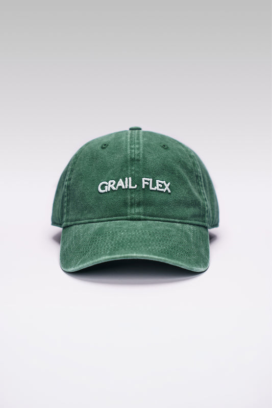 Vintage Green Grail Flex Cap