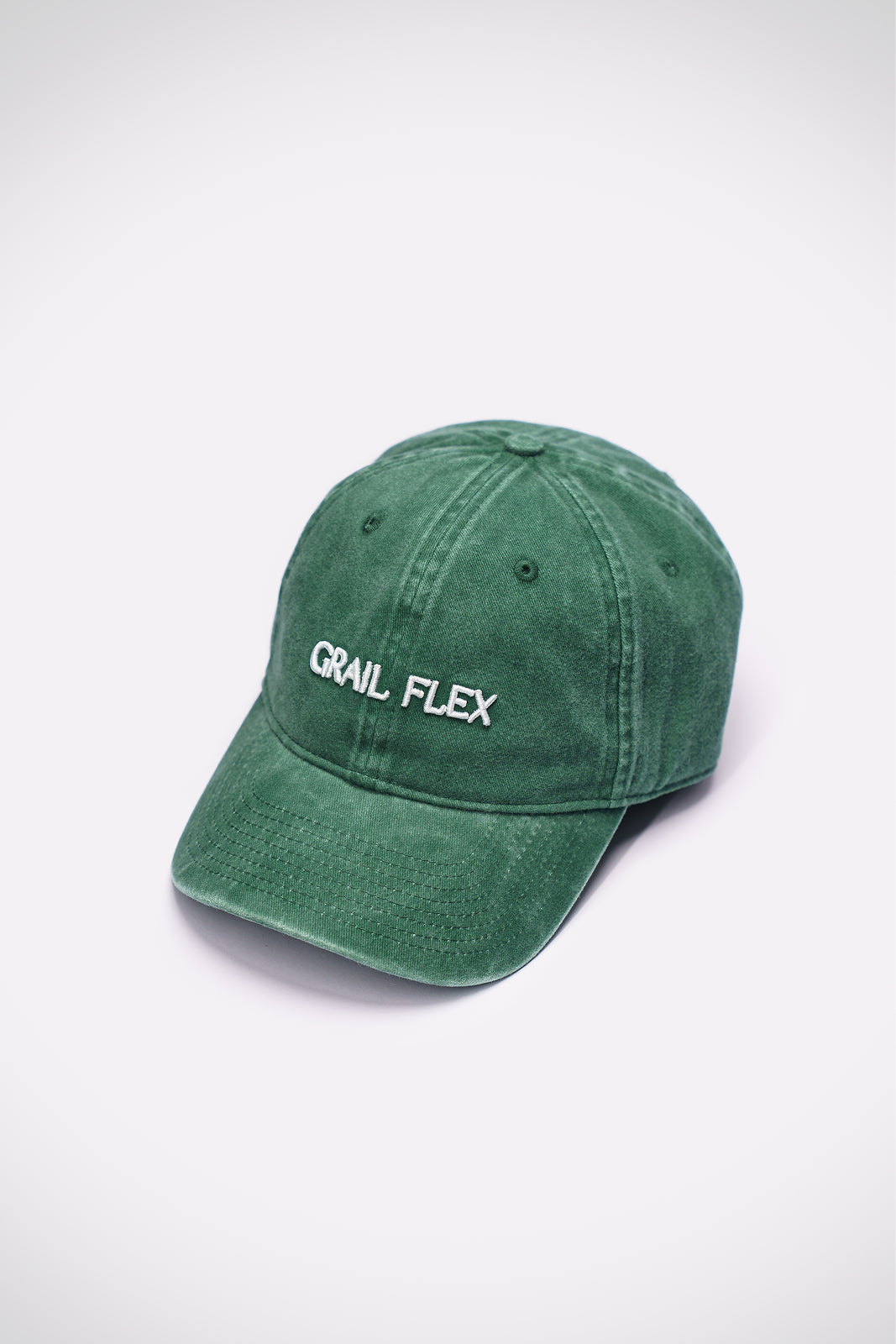 Vintage Green Grail Flex Cap